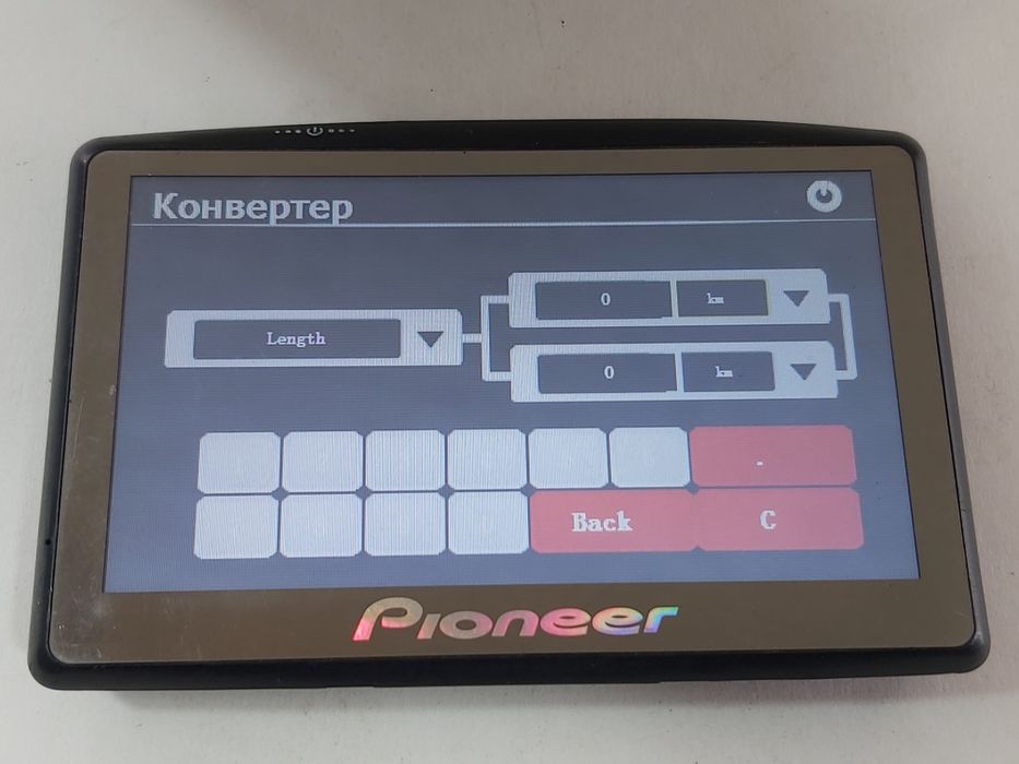 Навигатор Pioneer 5 дюймов