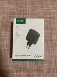 Універсальна GaN зарядка Ugreen 65W на 4 виходи (3*Type-C і 1*Type-A)