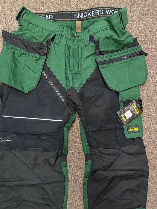 6214 Snickers RuffWork 96 Canvas+ grube spodnie robocze monter instal