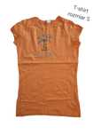 Pomarańczowy t-shirt rozmiar S