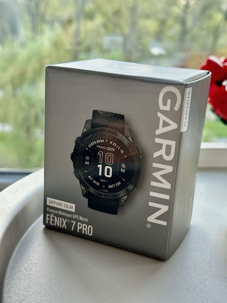 Garmin Fenix 7 Pro – Sapphire Solar Edition Carbon Gray DLC czarny