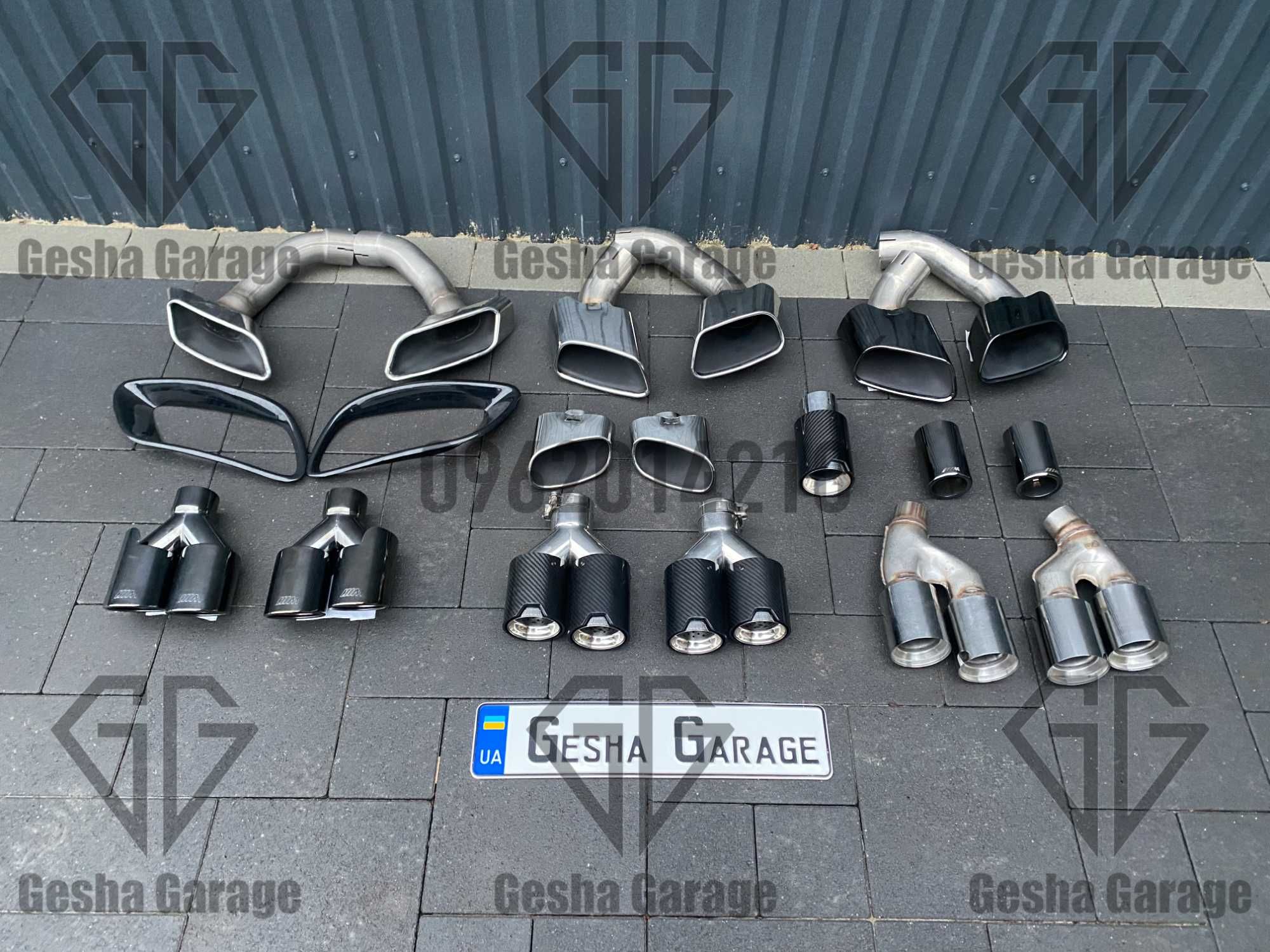 Насадки на глушитель BMW БМВ E70 E71 F10 F11 F15 G30 G31 в наличии