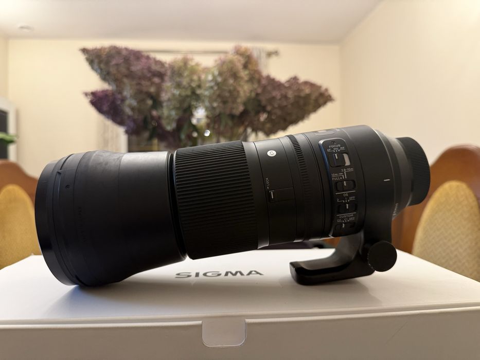 Sigma 150-600mm f/5-6.3 DG- nikon F- stan idelany* filtr + pokrowiec