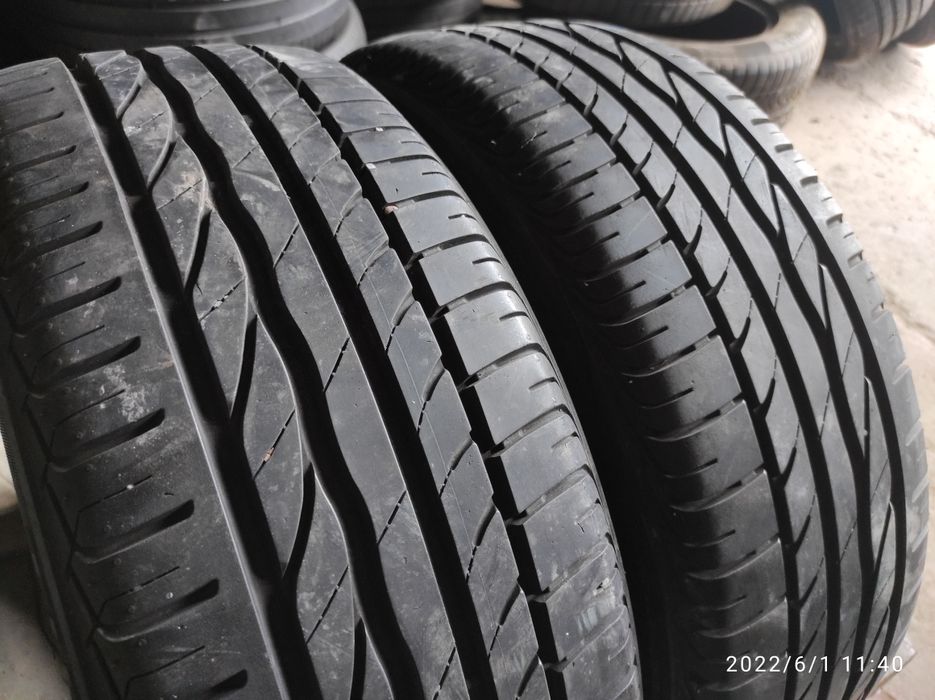 185.50.16 Bridgestone 2шт лето БУ склад шины резина из Европы R16 50