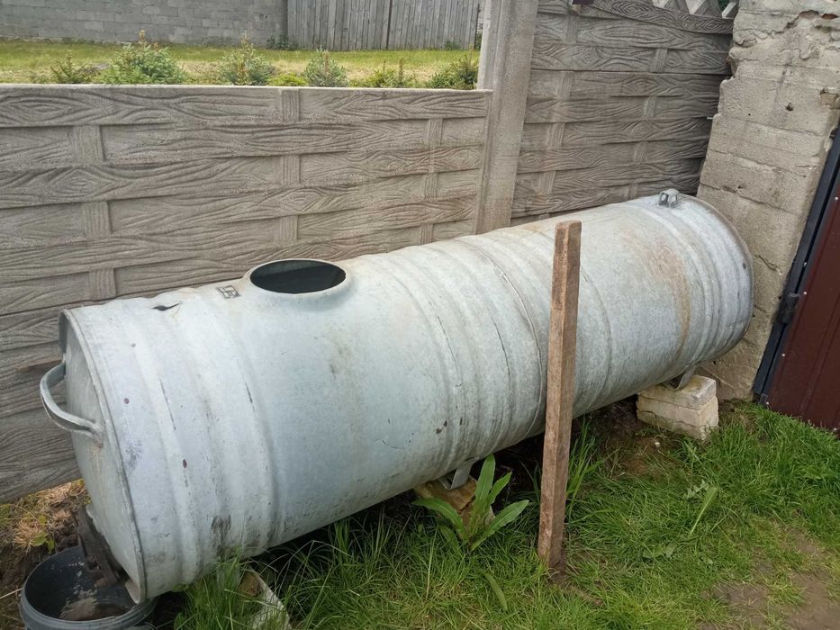 Beczka na wodę 600 litrów ocynk