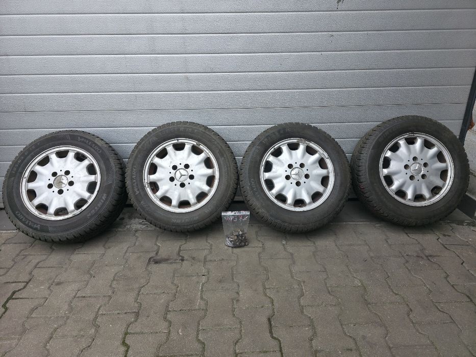 Koła zima 15" Mercedes C Klasa 5x112 et 37 opony zima Paxaro 7.5mm