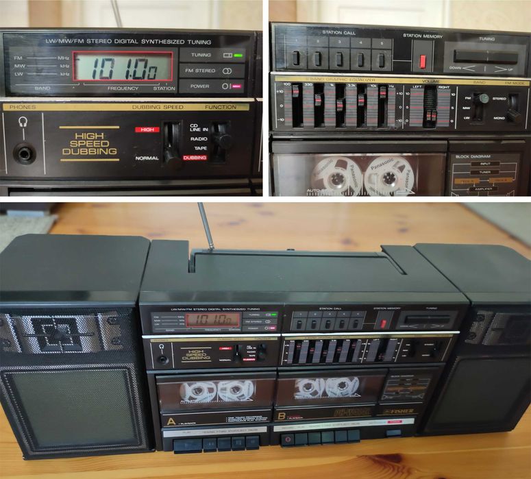 Редкая магнитола Fisher PH-W414L (идеал)