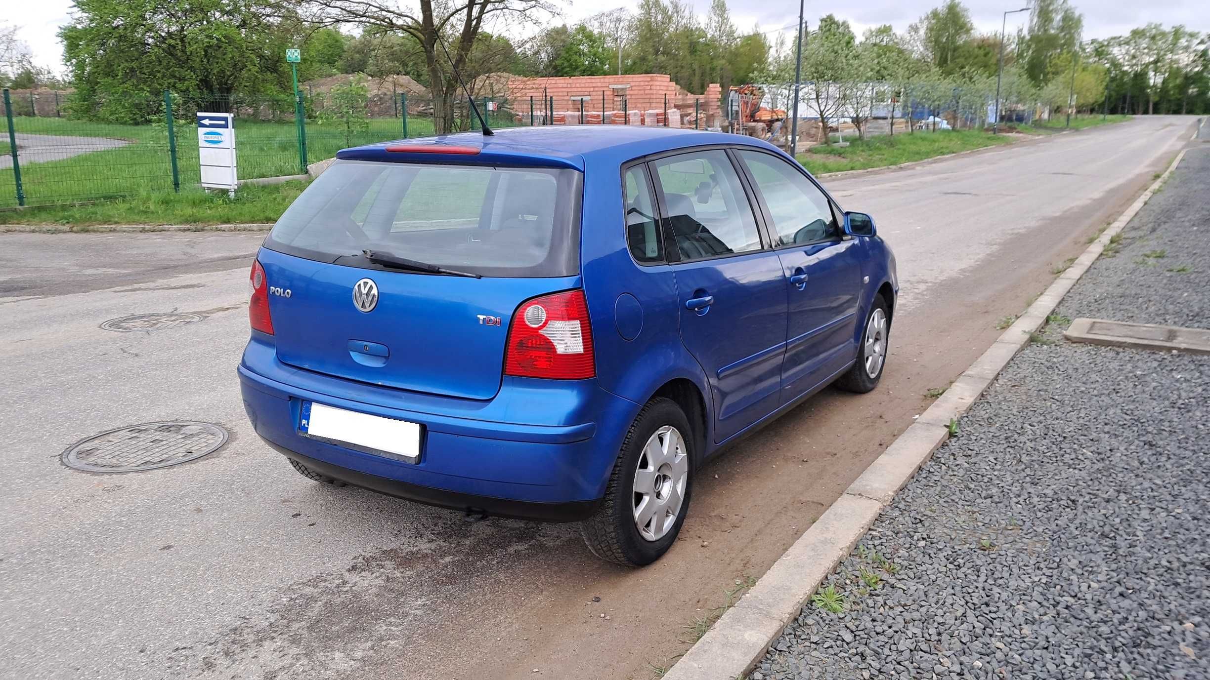 Volkswagen Polo IV 1.9TDi 2004r Klima Tempomat Grzane fotele