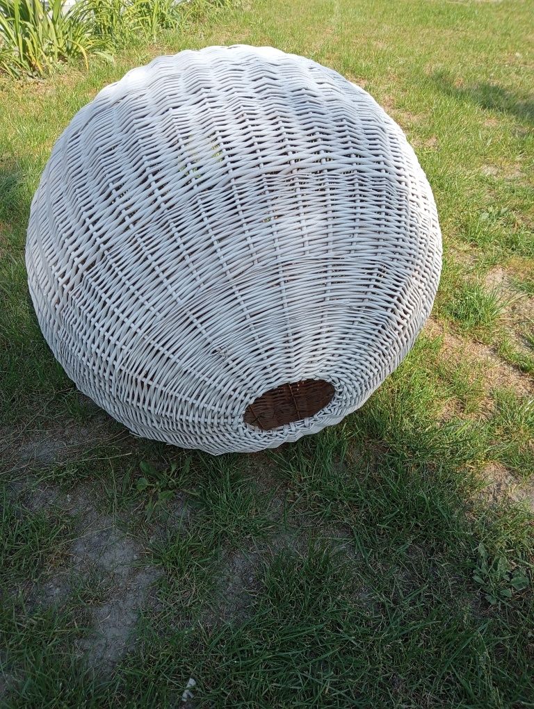 Żyrandol - Lampa wisząca wiklinowa 60cm
