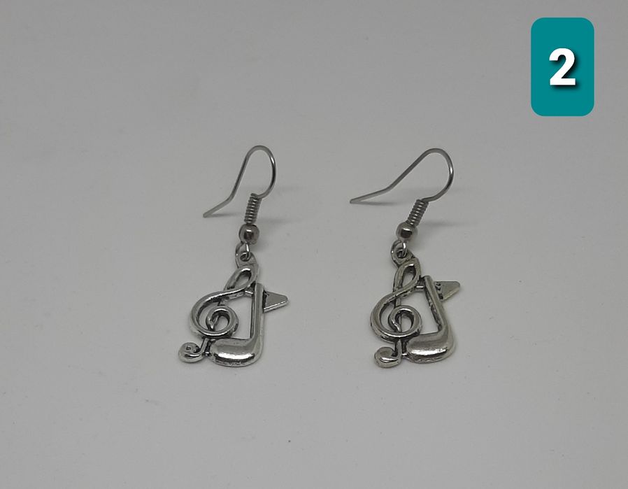 Brincos clave de Sol - Novos- 3 modelos