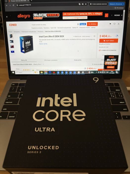 Intel Core Ultra 9 285K BOX - Nowy
