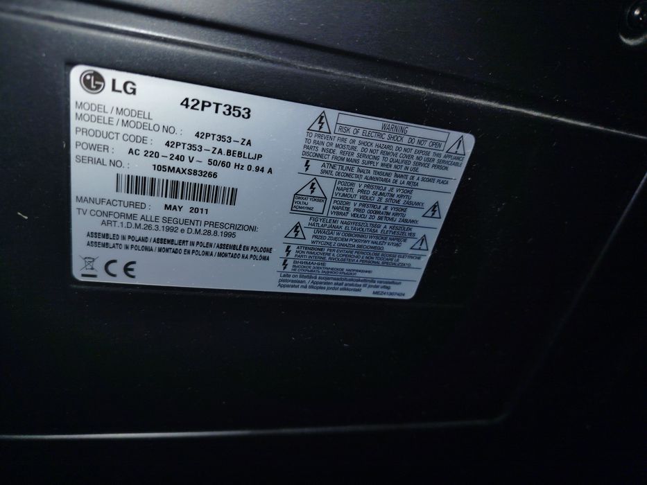 Telewizor LG używany