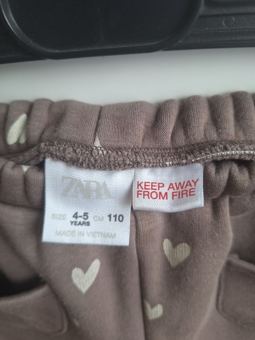 Spodnie Zara ocieplane