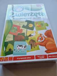 Trefl, Mały Odkrywca, Zwierzęta, gra edukacyjna NOWA