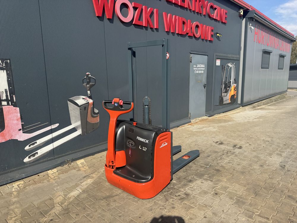 Paleciak elektryczny Linde L 12 150 cm 1200 kg wolny skok wózek