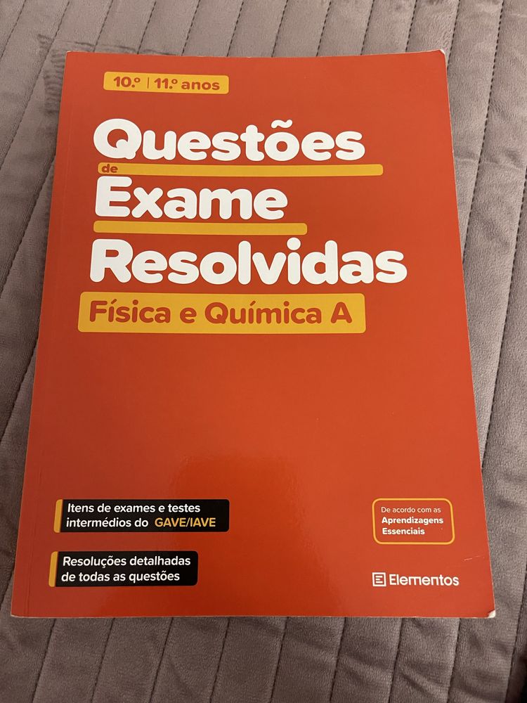 Livro de exercícios de Física e Química A