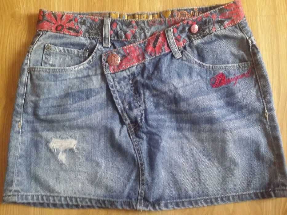 Desigual spódnica jeansowa 36