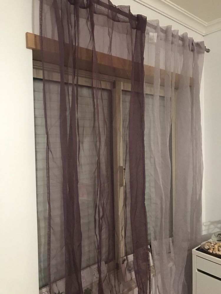 Cortinados em organza