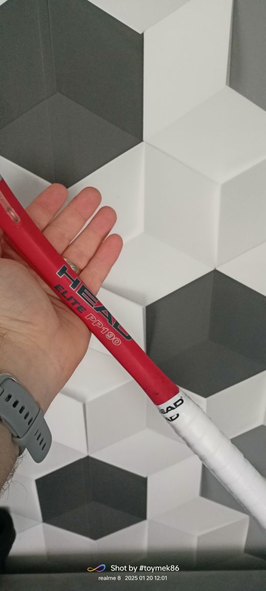 Rakieta squash Head Elite PP190. Nowa owijka.
