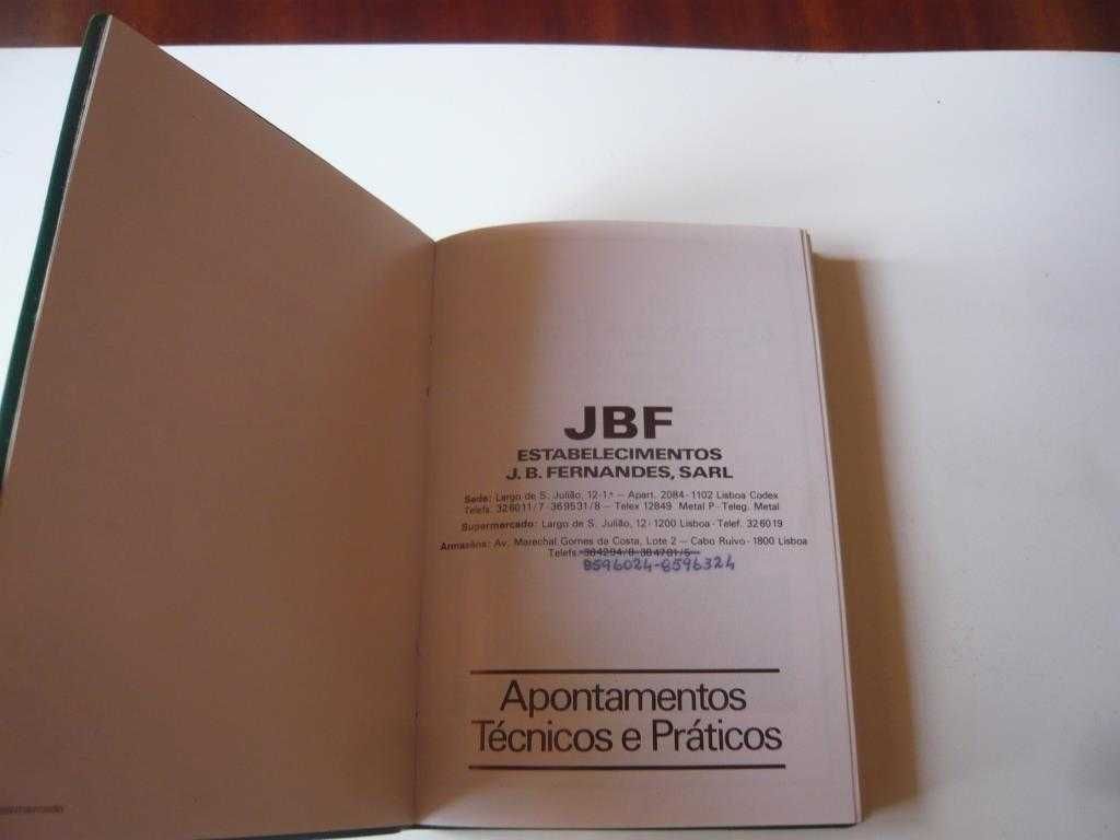 Livro JBF "Apontamentos Técnicos e Práticos"
