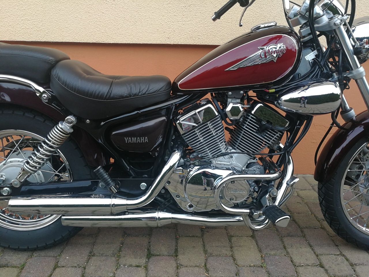 Yamaha virago 125 kat. B Niemcy transport niski przebieg 33tkm piękna