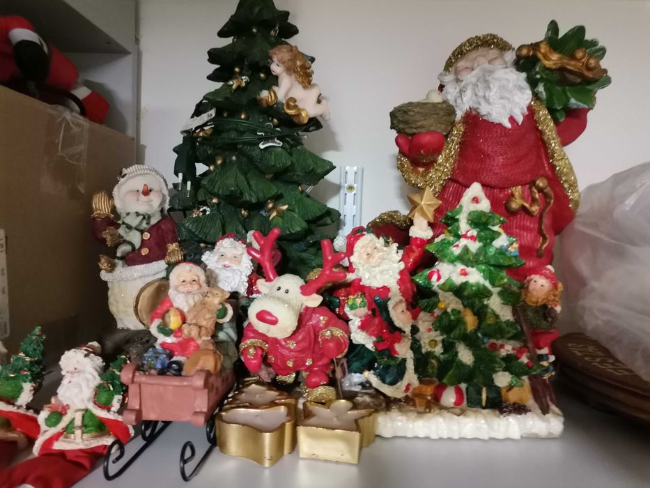 Peças decorativas de Natal