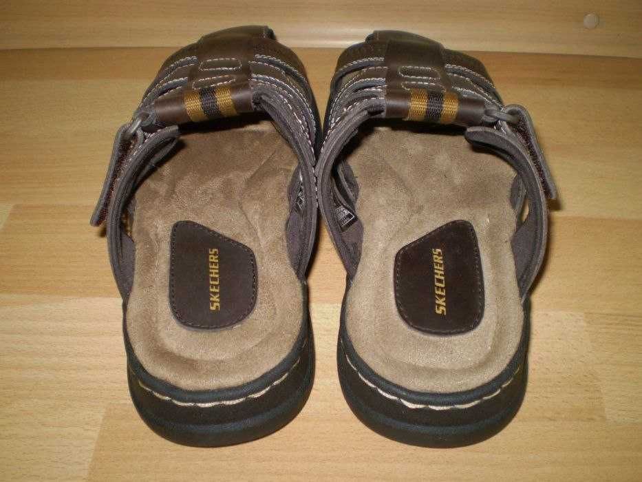 Мужские кожаные сандалии-шлепанцы SKECHERS STORCH RAMZI Америка.