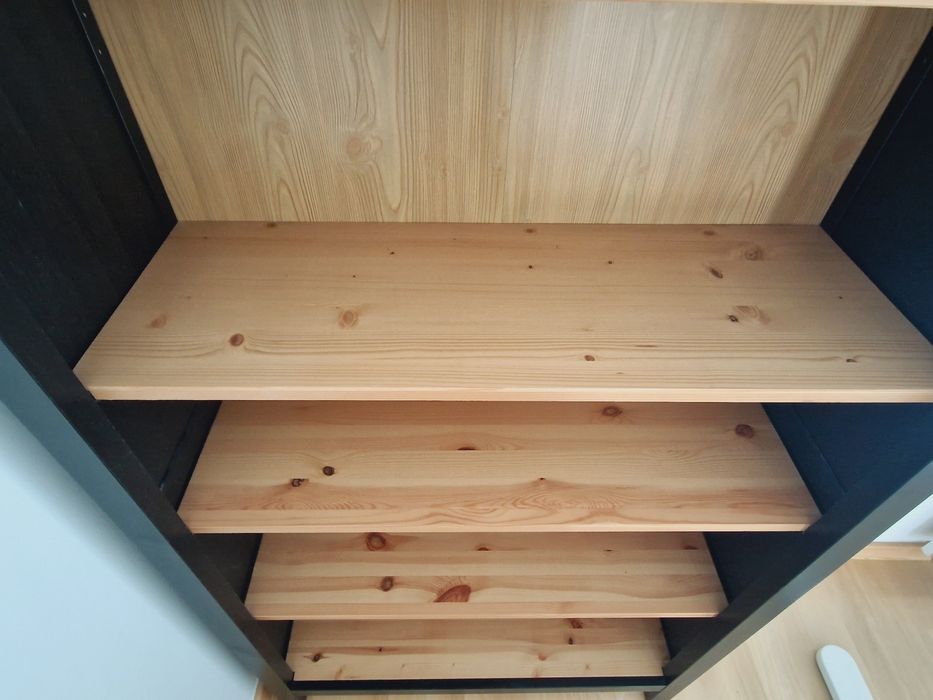 Biblioteczka regał Hemnes Ikea czarnybraz lita sosna