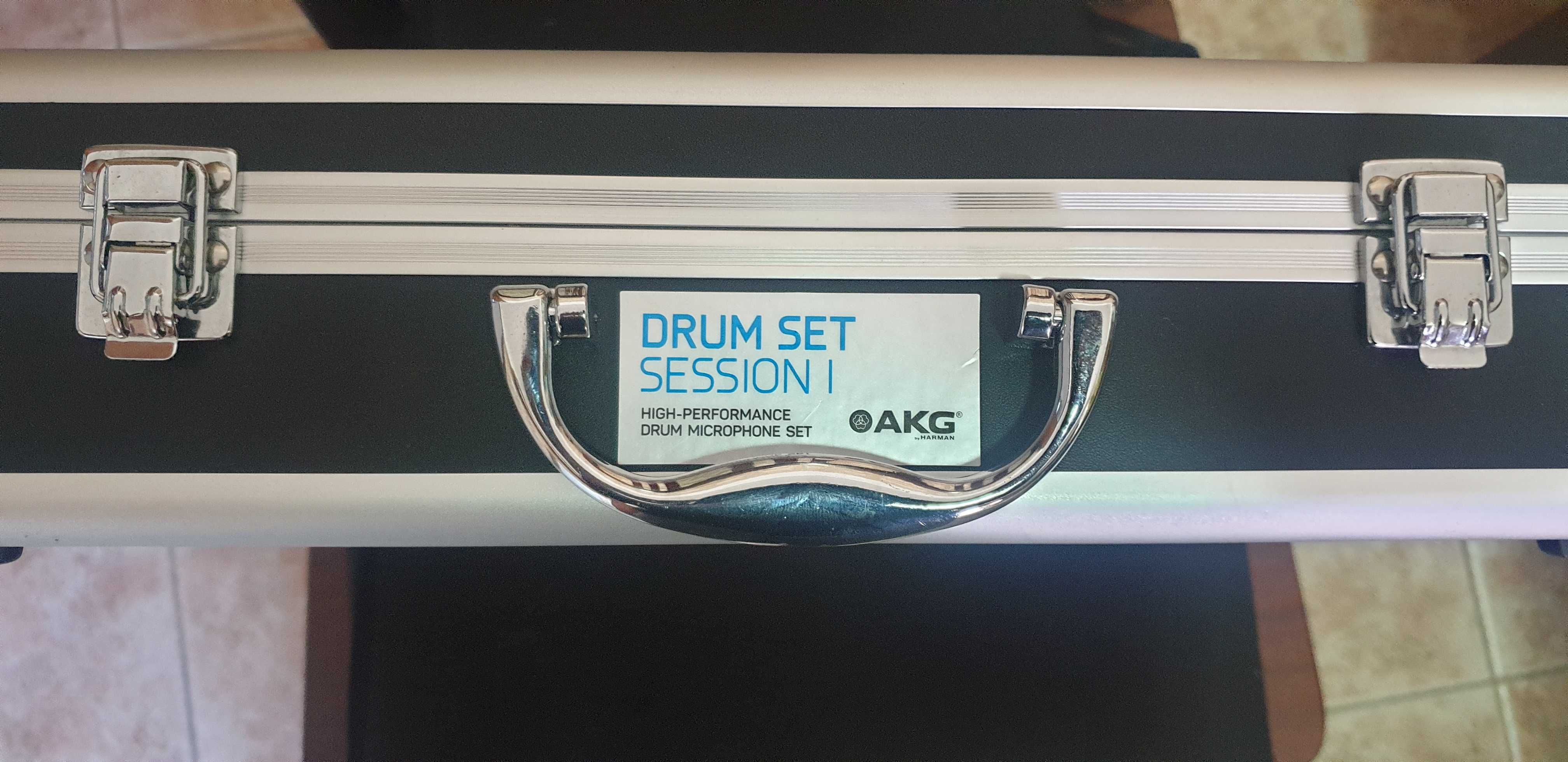 AKG Drum Set Session 1 Kit Microfones Bateria