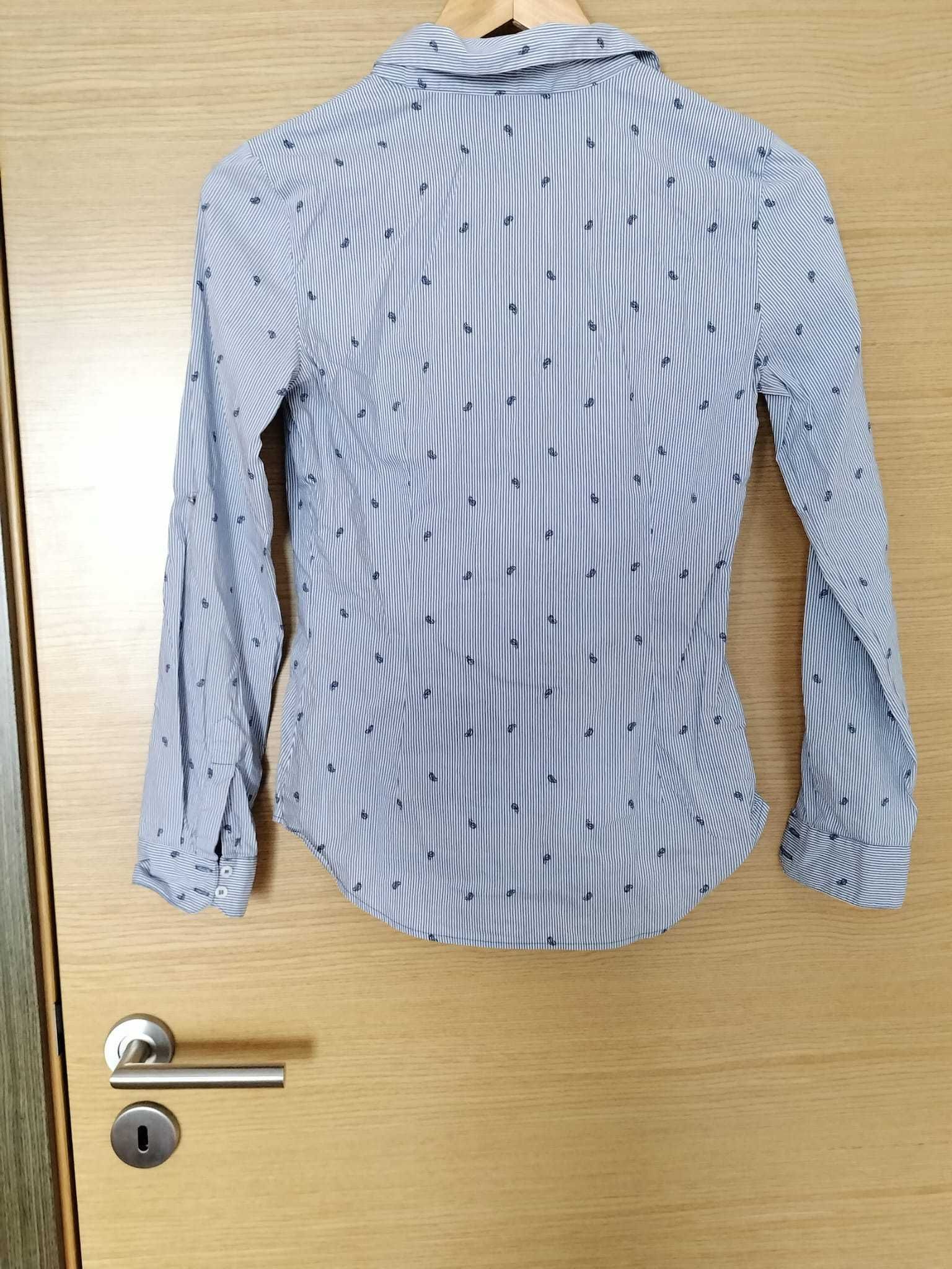 Camisa azul ZARA