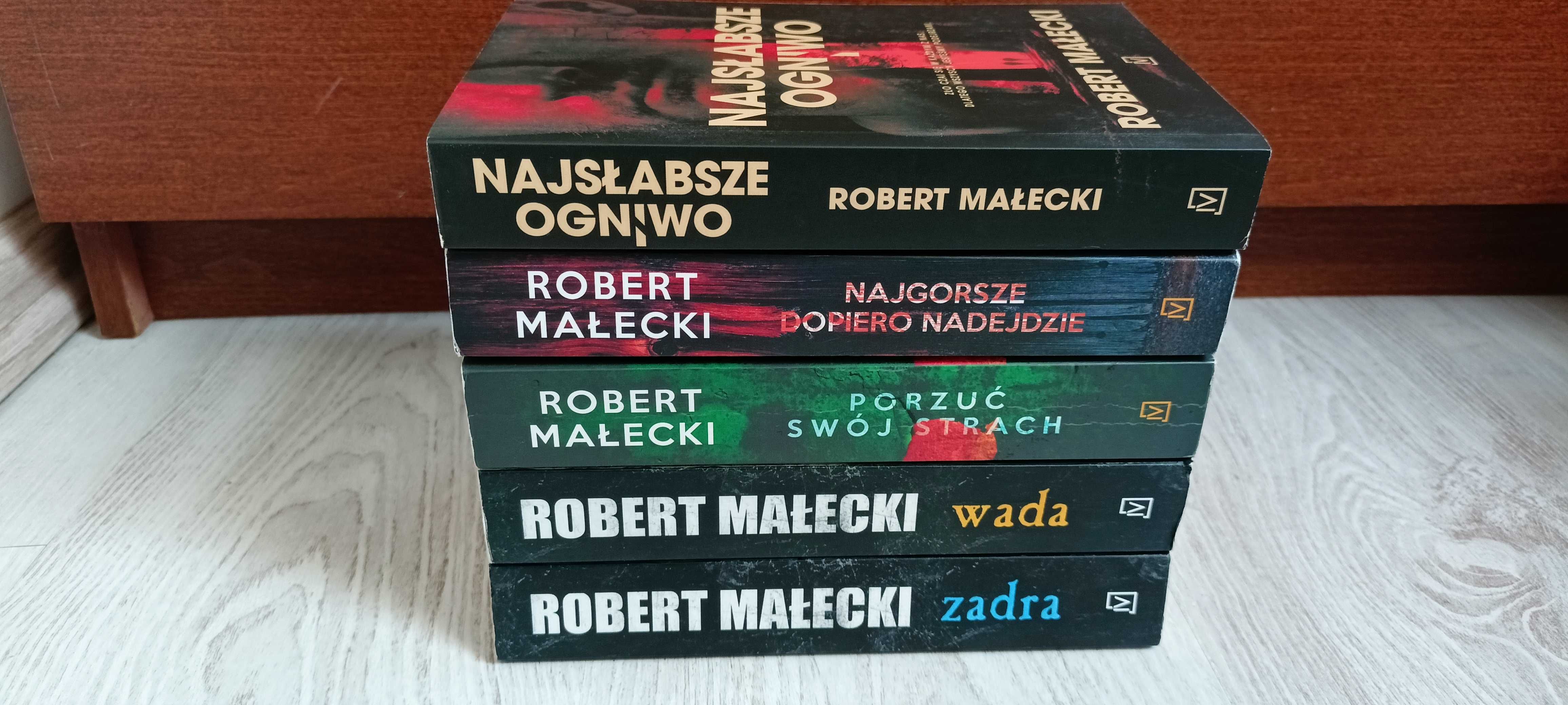 5x Małecki Wada Zadra Najsłabsze ogniwo Porzuć swój strach Najgorsze