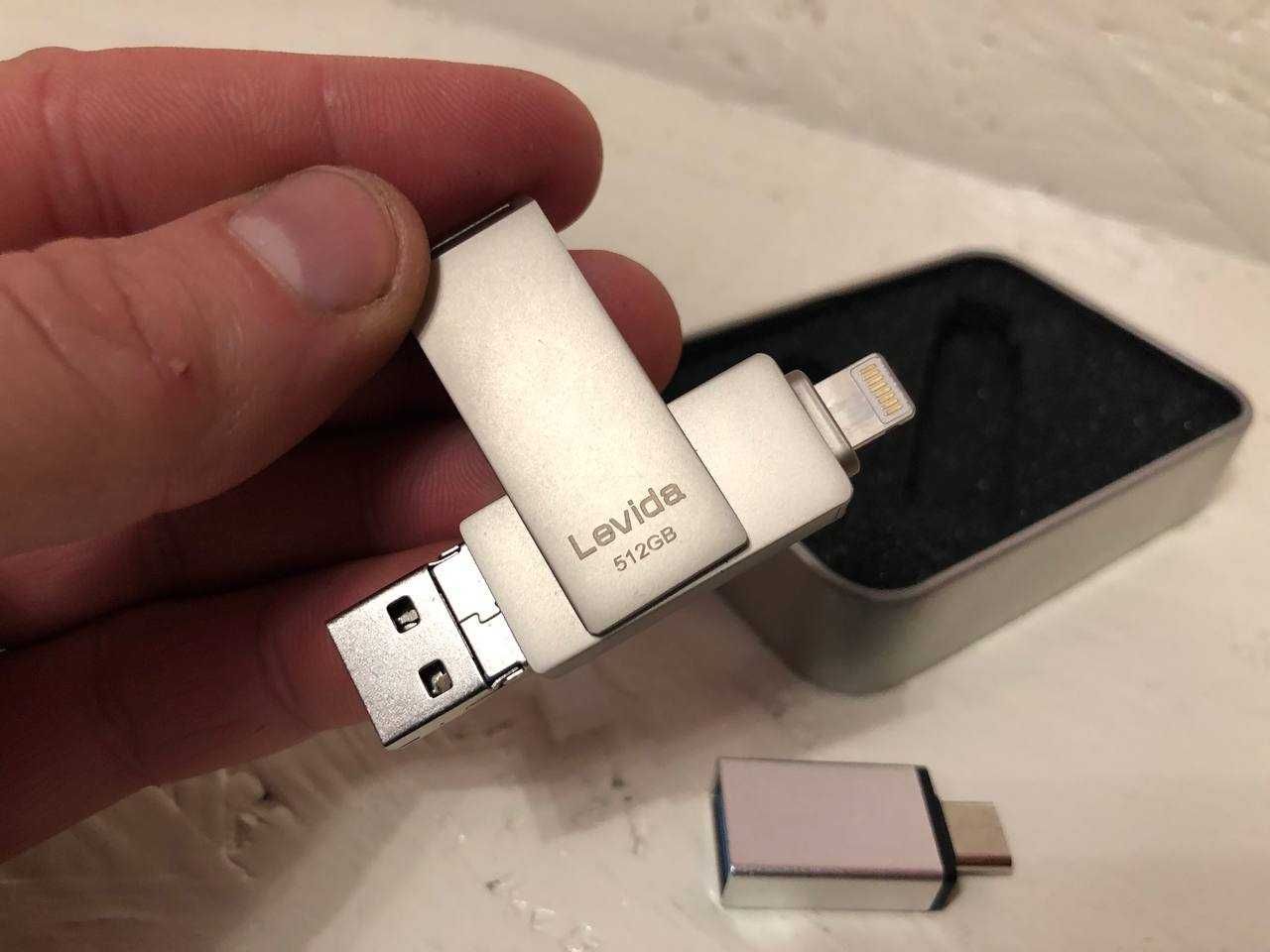 USB флеш накопичувач Levida 512 ГБ для телефону, флешка, накопичувач