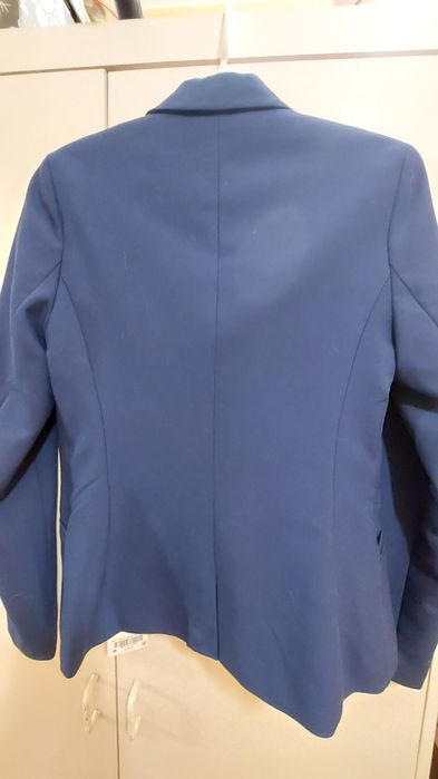 Garnitur niebieski 34/36 + Sukienka 36