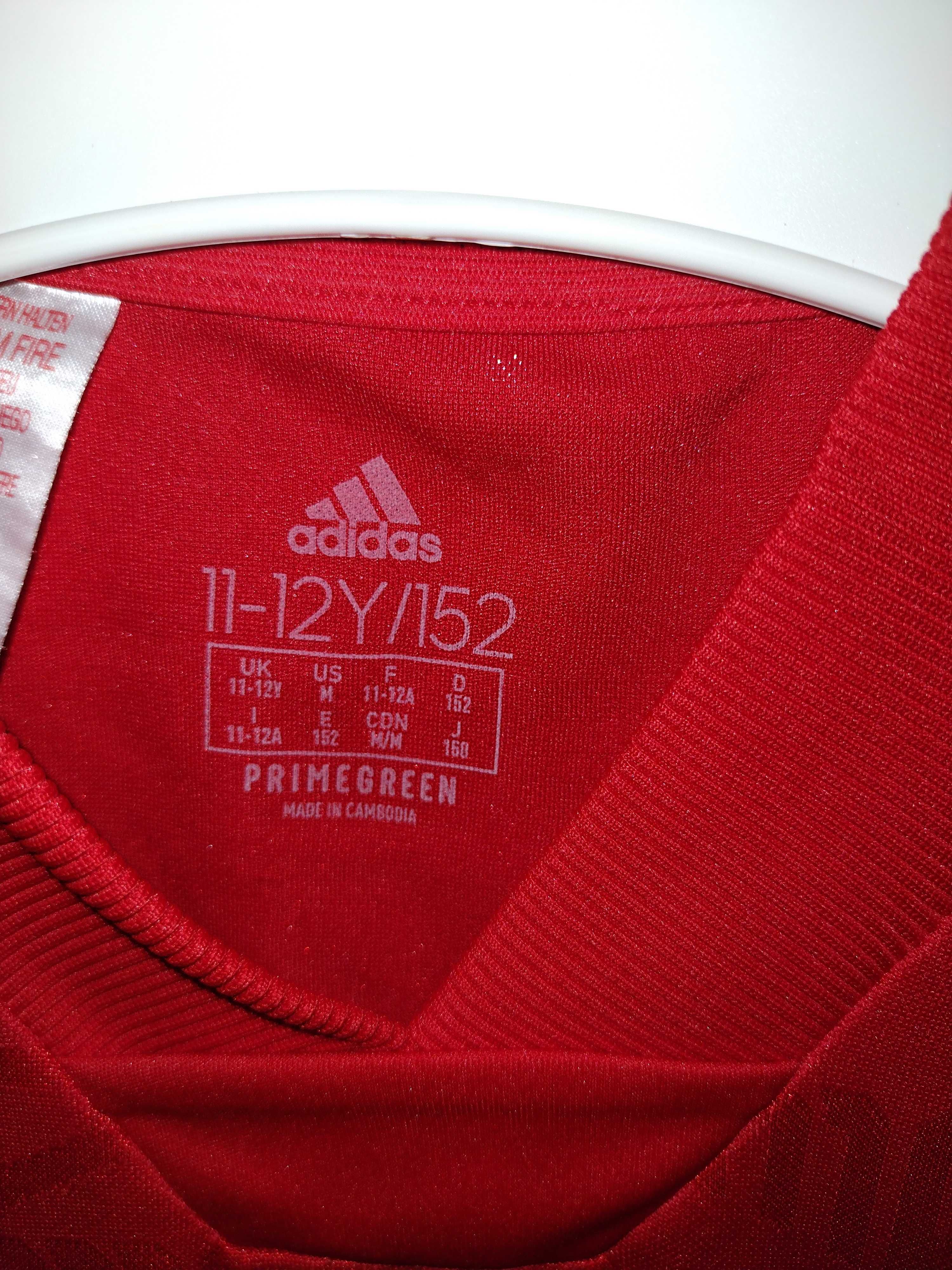 Koszulka funkcyjna Adidas Salach Czerwony Złoty Biały