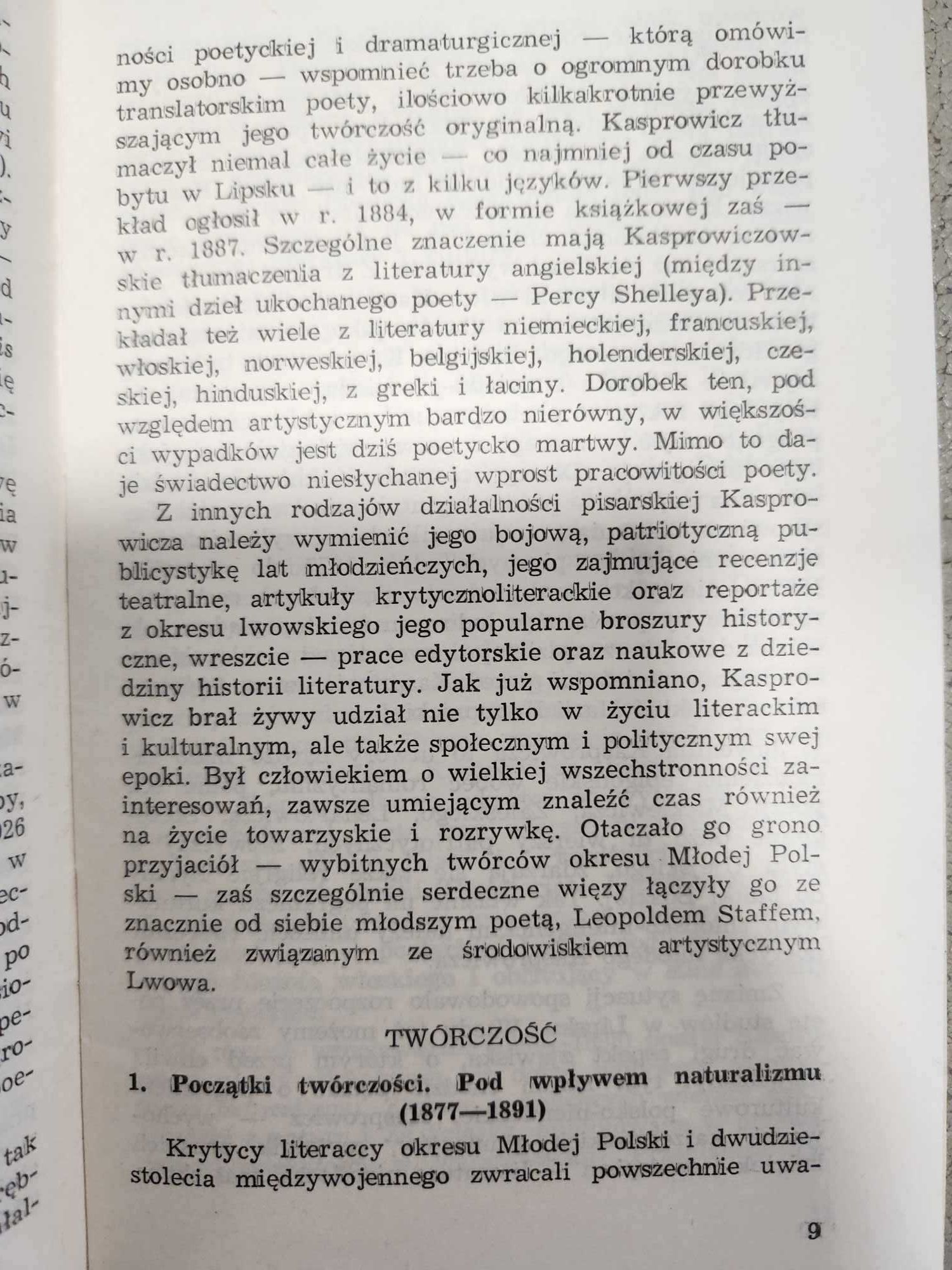 Jan Kasprowicz 1860... Nauka dla wszystkich Romanowski 1978 nr 286