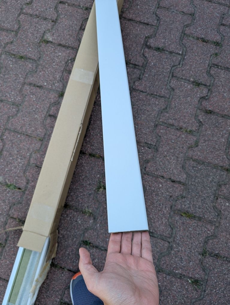 Listwy przypodłogowe Erkado mdf 14x80x2400 CPL Bialy