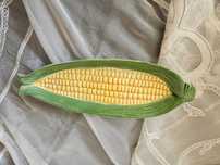 Ceramiczny półmisek na przekąski kształt kolby kukurydzy, corn dish
