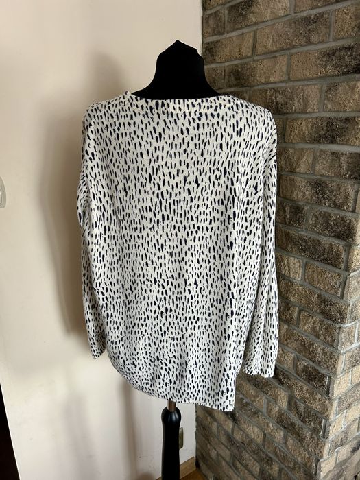Kremowy sweter Jaeger wełna kaszmir rozmiar L/40