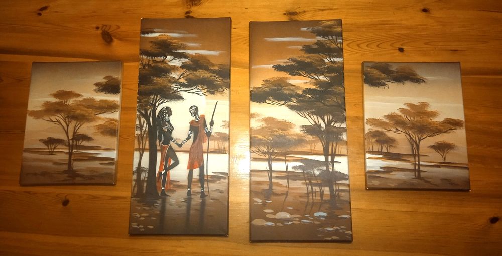 Obraz olejny - 4 moduly