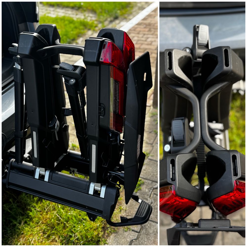 Jak nowy bagażnik rowerowy platforma Thule Epos 978100 na 2 rowery
