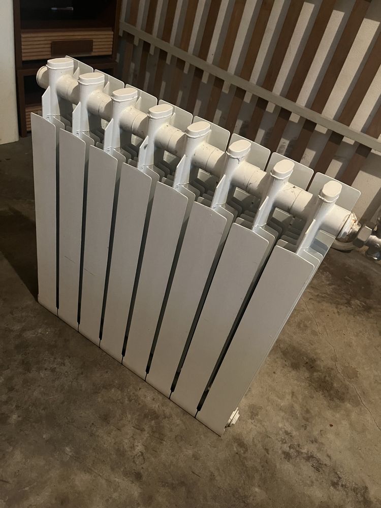 conjunto de radiadores de aquecimento