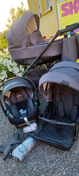 Fajny wózek 3w1 w zestawie z fotelikiem Cybex Komis NW