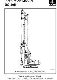 гідравлічна схема до Bauer BG20H d-86522