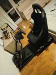 Sim rig - logitech g29, shifter, stojak huzaro, fotel monza race