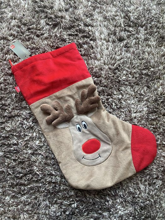 Skarpeta świąteczna home&you rufof na prezenty na słodycze