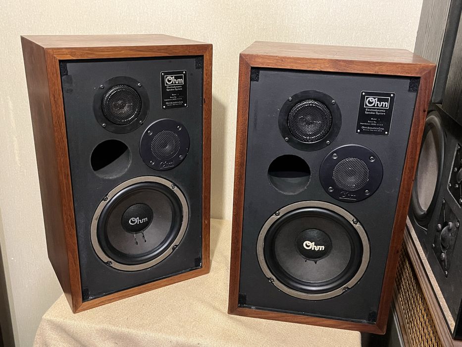 Аудиофильская американская акустика 70-х OHM MODEL L (13кг)(ЗВУК!)