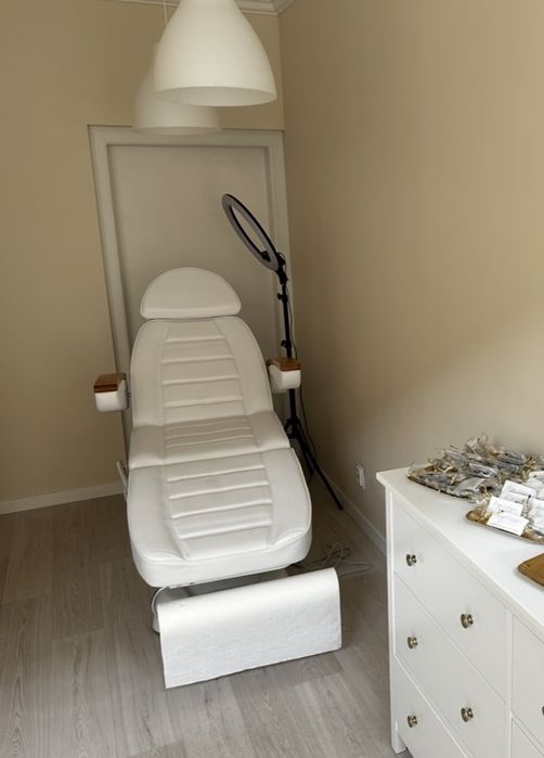 Fotel kosmetyczny elektryczny podgrzewany LUX