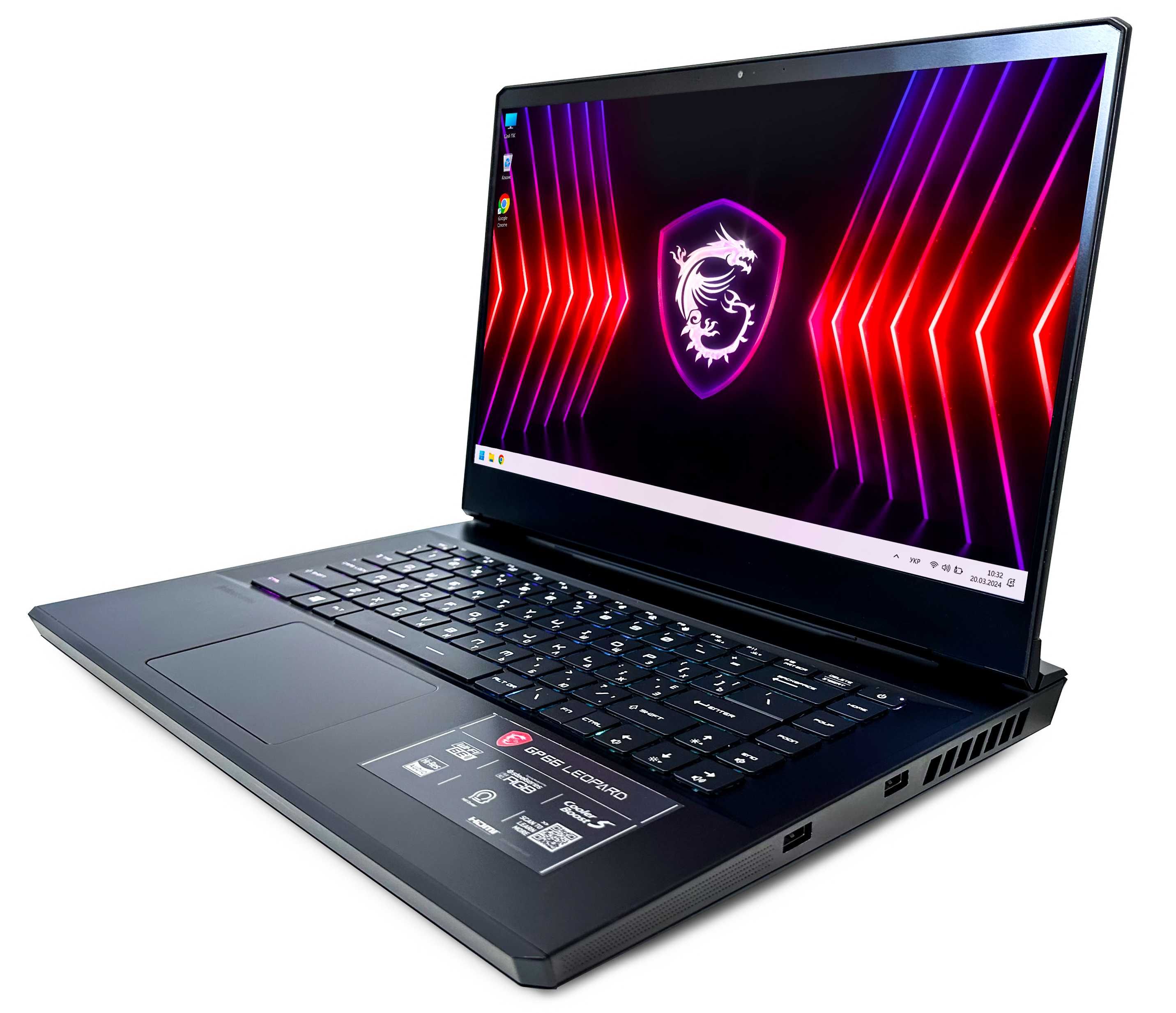 Ноутбук MSI GP66 Leopard 11UH: Core i7-11800H/32ГБ/RTX3080/15.6"