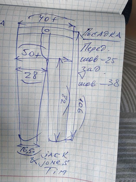 Джинсы Jack&jones Tim jeans Дания w29 stretch navy.