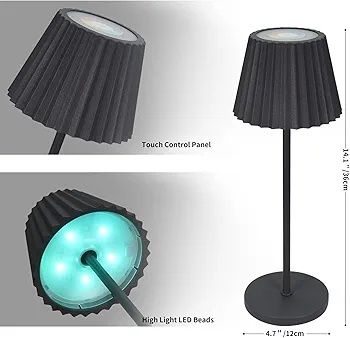 Lampka Led Bezprzewodowa Dotykowa Wodoodporna Wewnetrzna i Zewnetrza